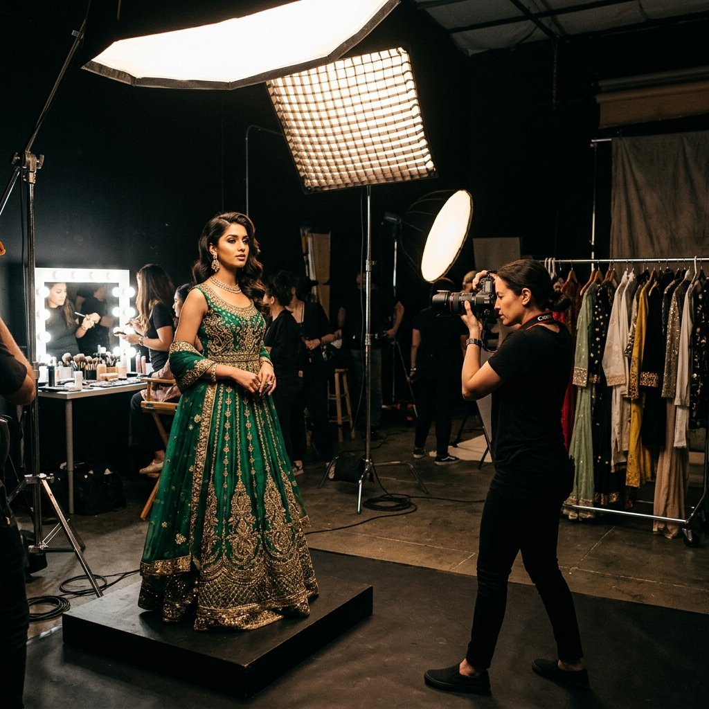 Professional Photoshoot BTS