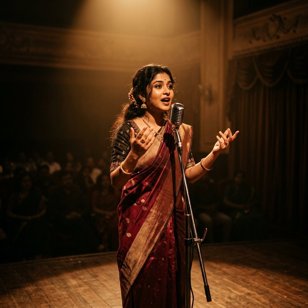 Poetry Stage Performance